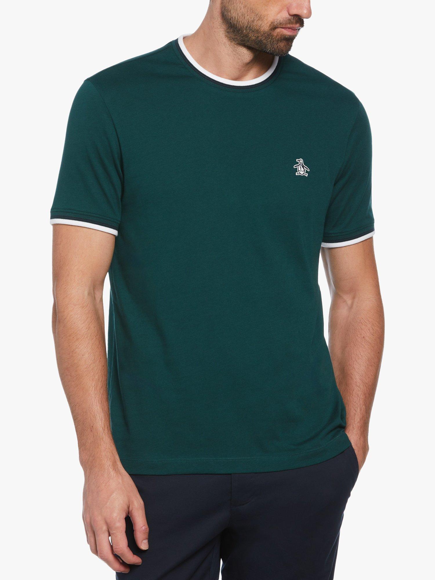 Original Penguin Sticker Pete Ringer T-shirt, June Bug