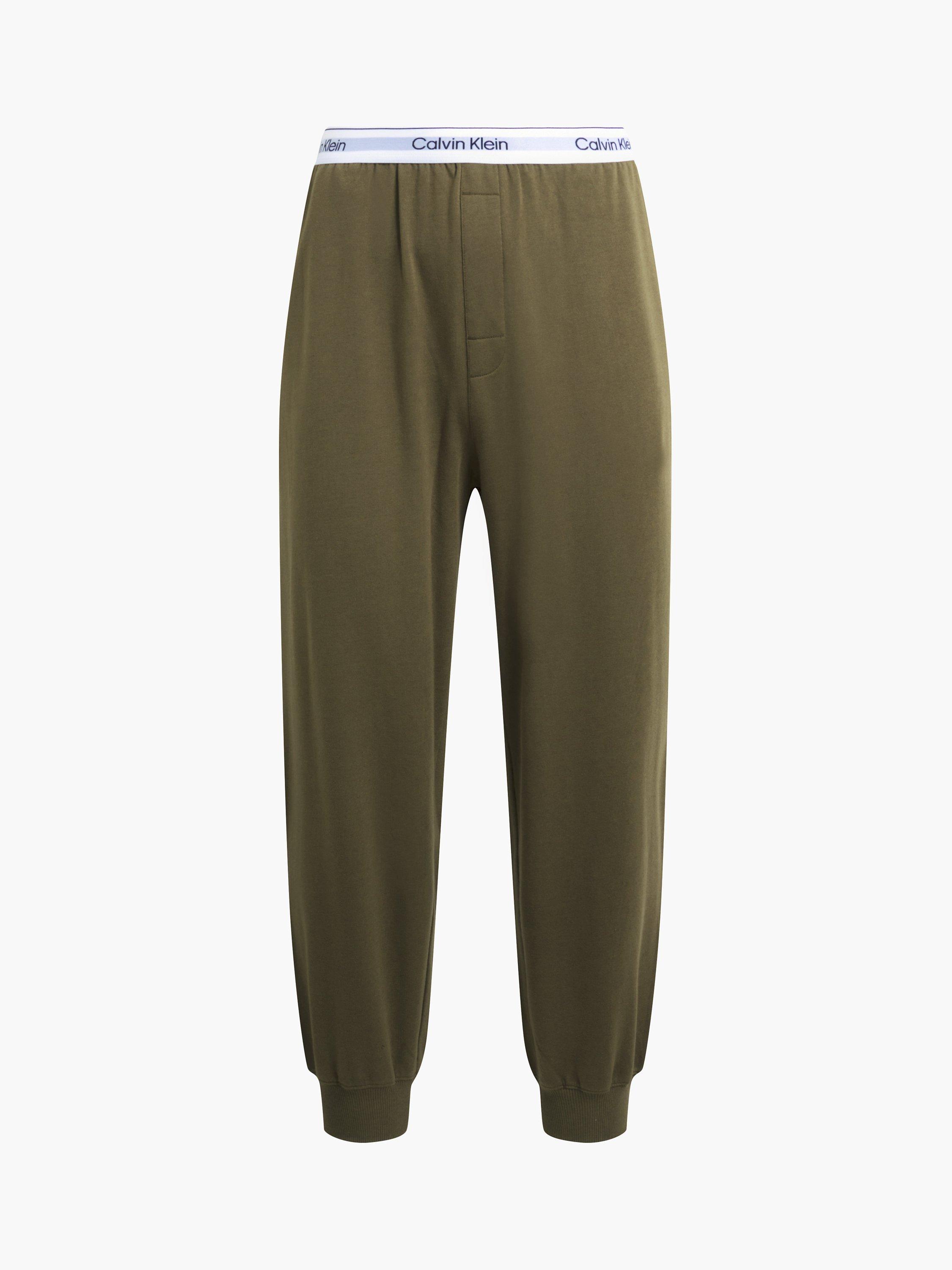 Calvin Klein Modern Cotton Loungewear Joggers, Dark Olive