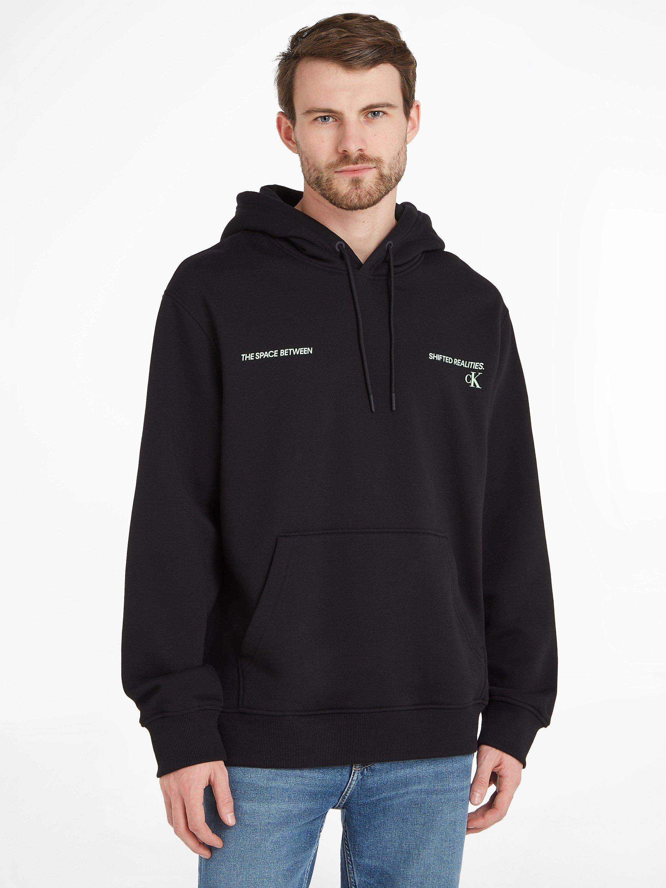 Calvin Klein Landscape Graphic Hoodie, Black