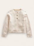 Mini Boden Kids' Pointelle Cotton Cardigan