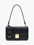 Radley Hanley Close Croc Effect Leather Medium Shoulder Bag