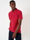 Crew Clothing Classic Pique Cotton Polo Shirt, Bright Red