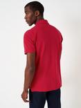 Crew Clothing Classic Pique Cotton Polo Shirt, Bright Red