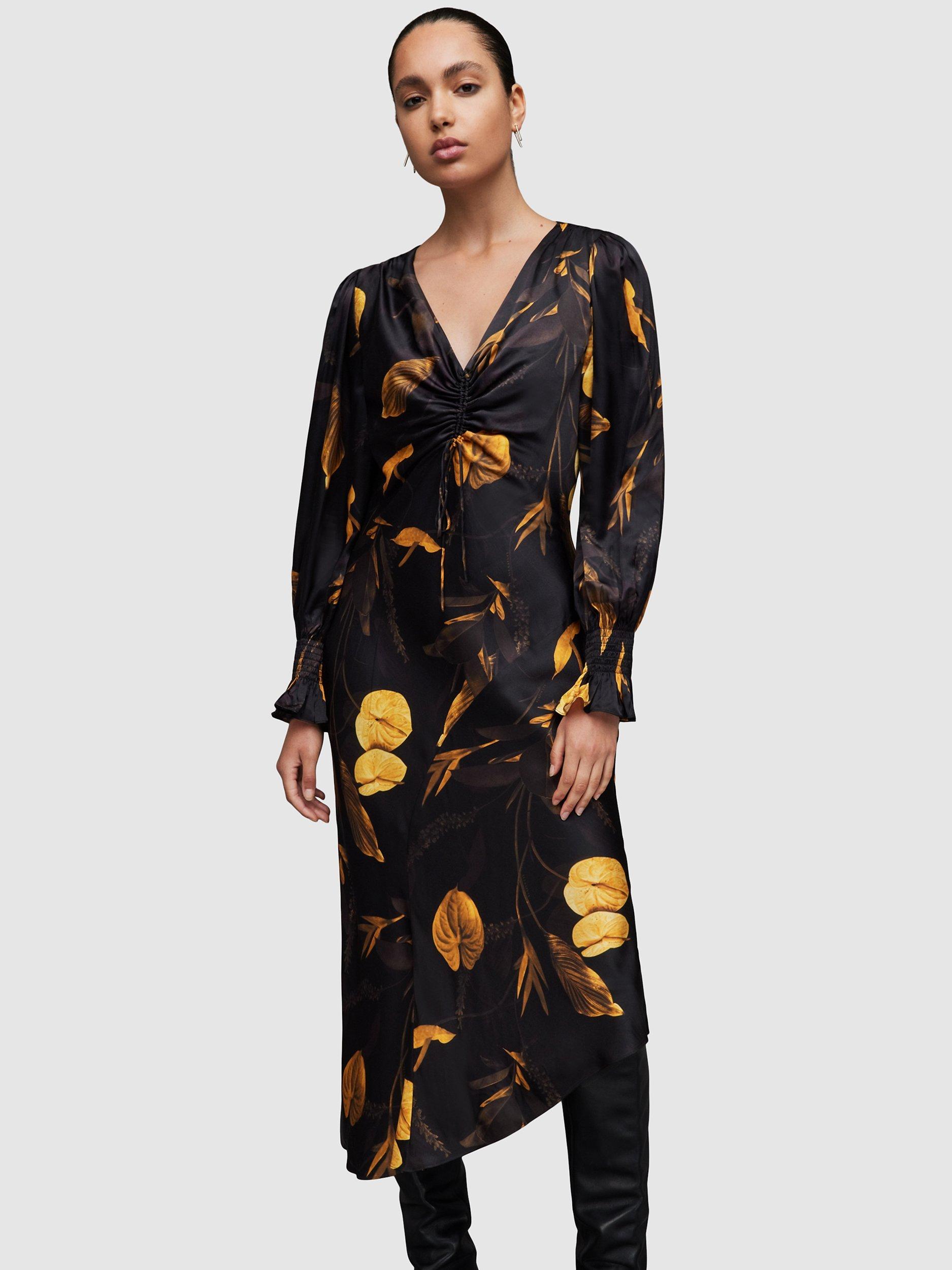 AllSaints Naomi Aretha Dress, Black