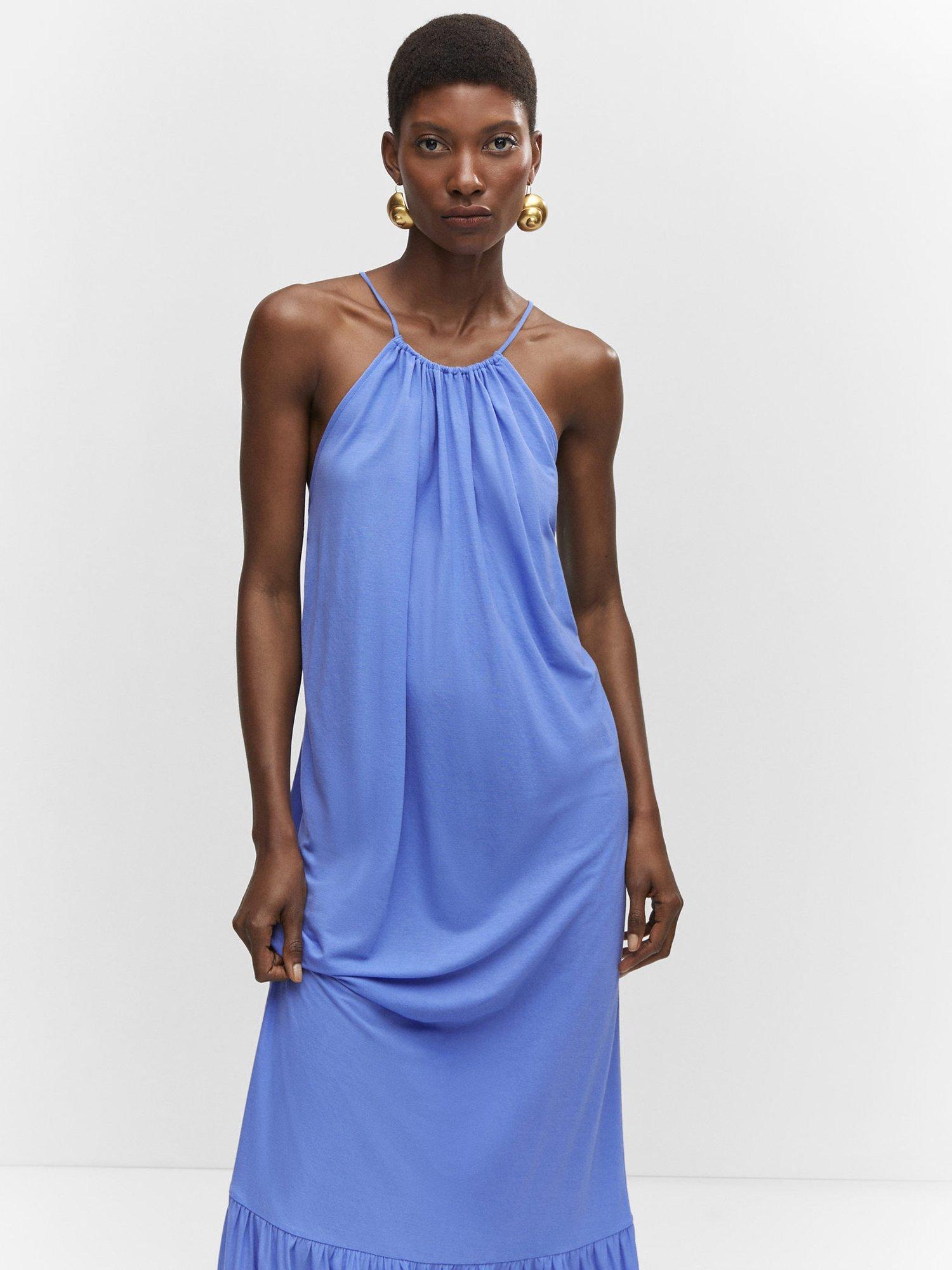 Mango Holly Halterneck Maxi Dress