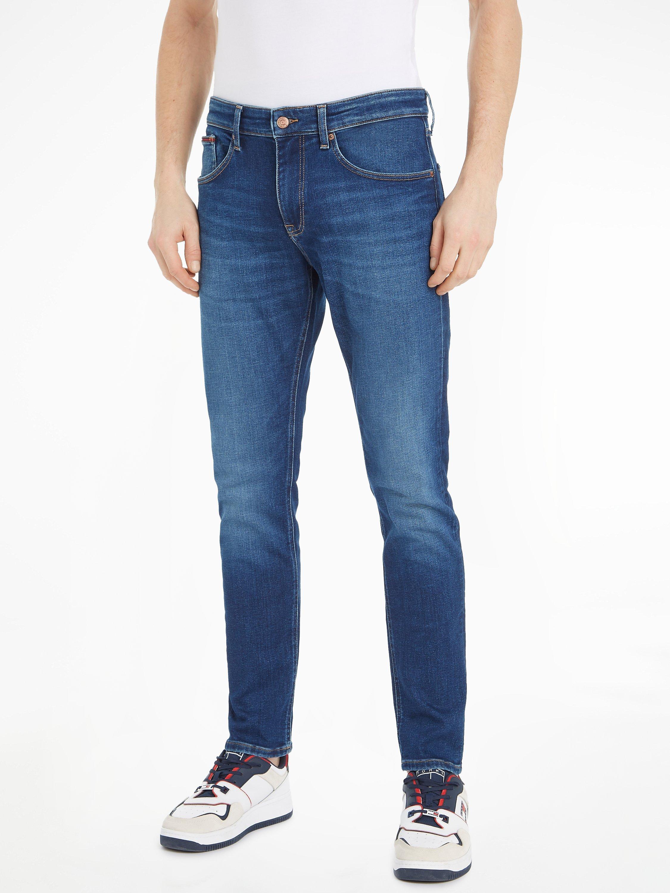 Tommy Hilfiger Austin Slim Tapered Jeans, Dark Denim