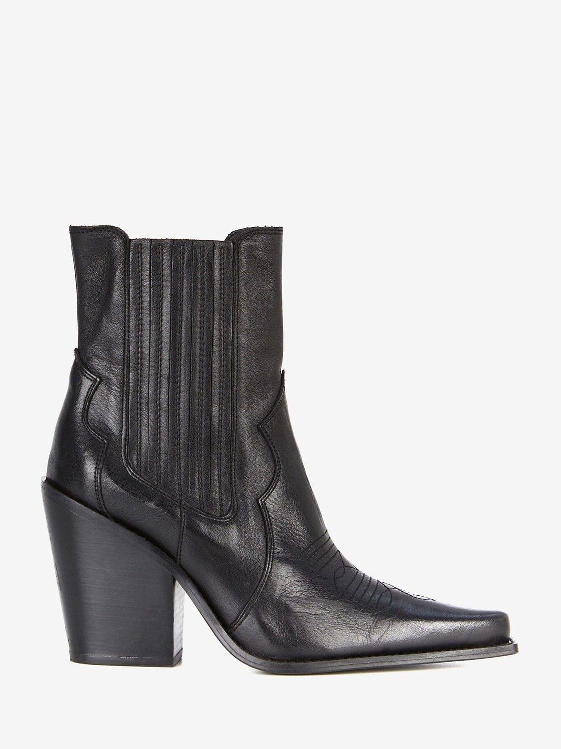 Mint Velvet Phoebe High Heel Leather Cowboy Boots