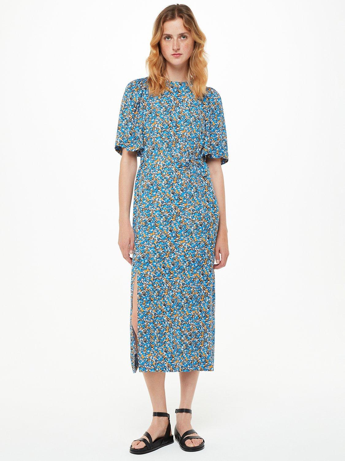 Whistles Ditsy Bouquet Midi Dress Multi