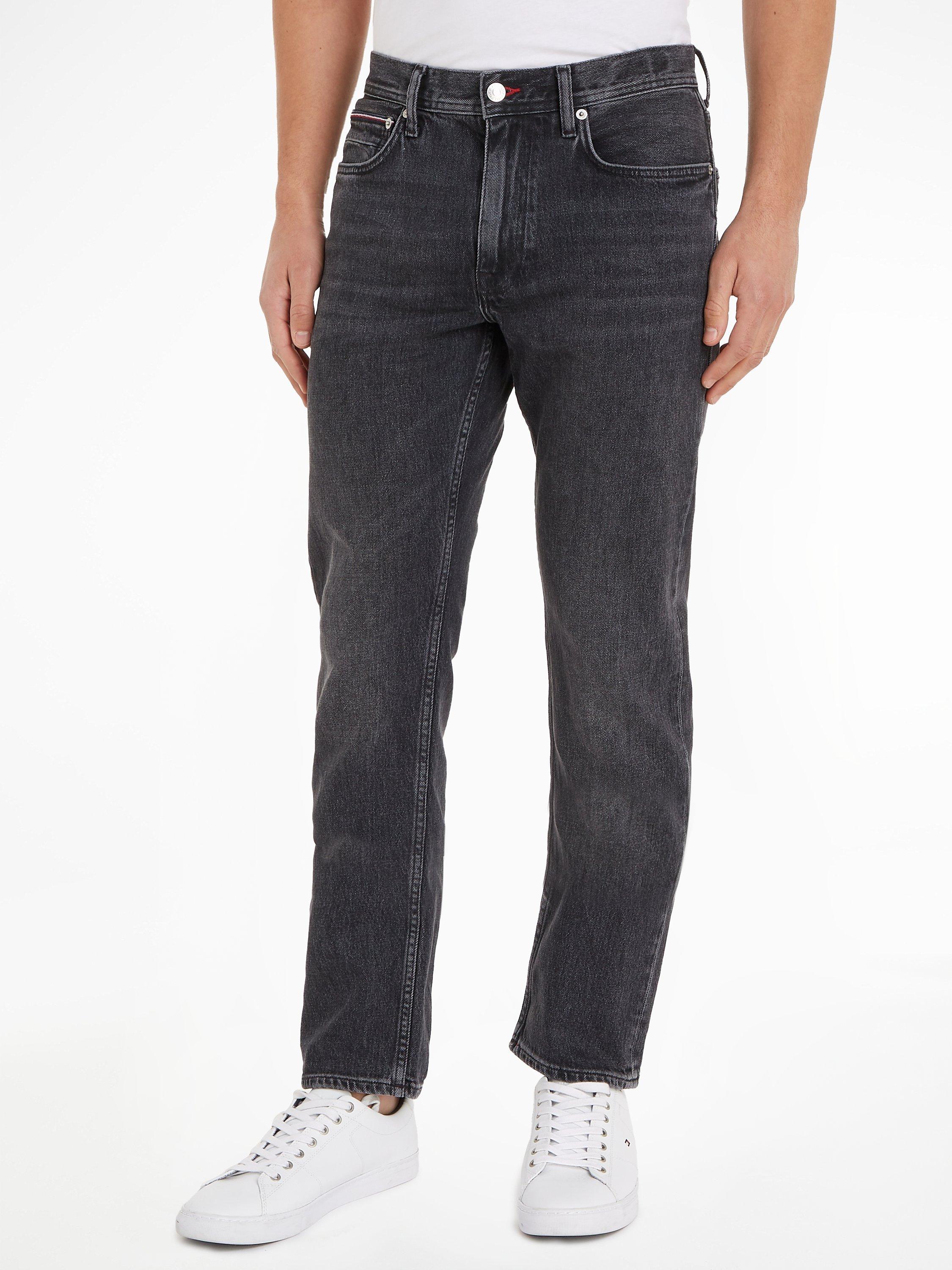 Tommy Hilfiger Mercer Straight Fit Jeans, Washed Black