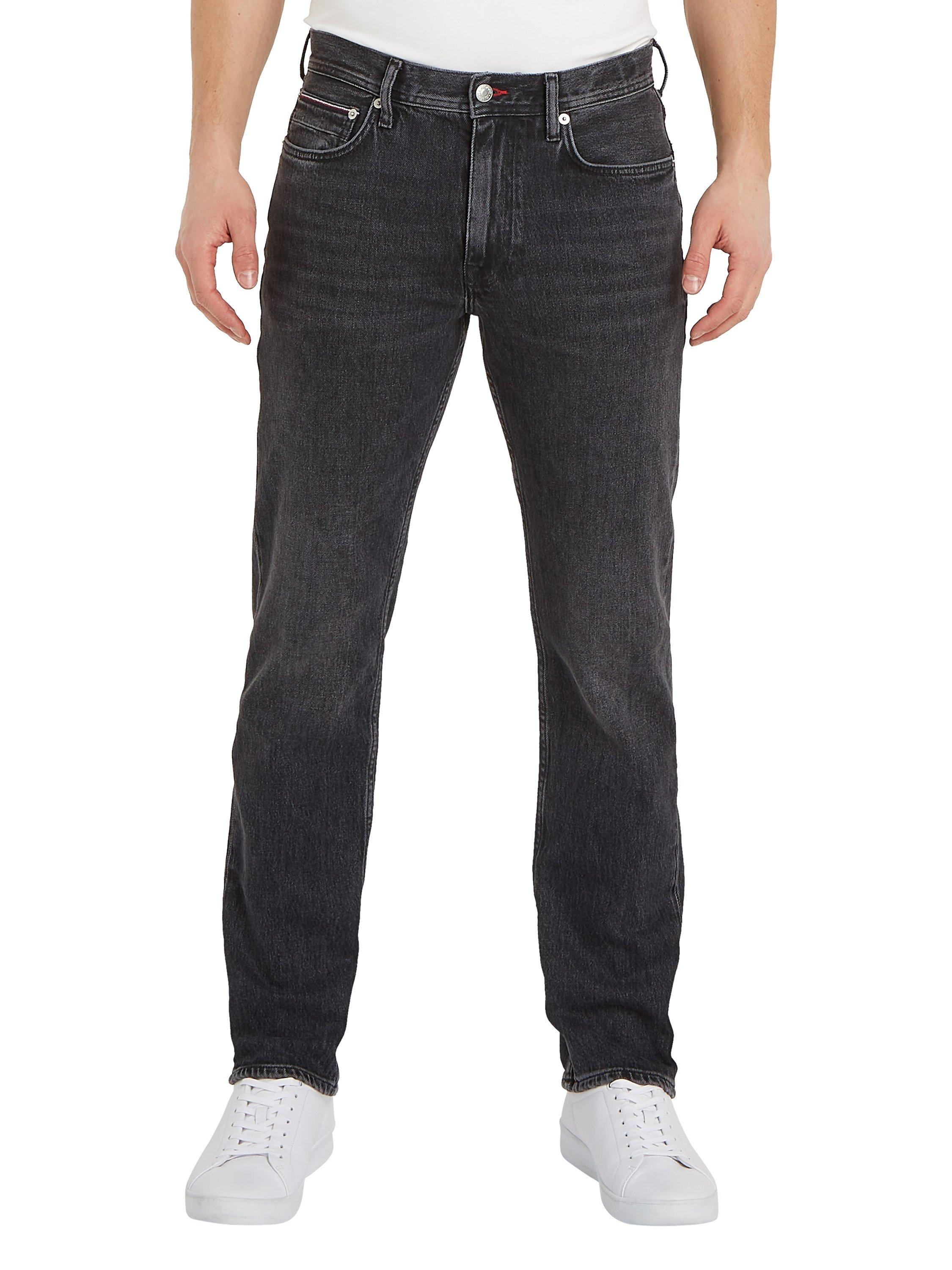 Tommy Hilfiger Big & Tall Straight Leg Jeans, Washed Black