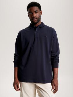 Tommy Hilfiger 1985 Regular Long Sleeve Polo Top, Desert Sky