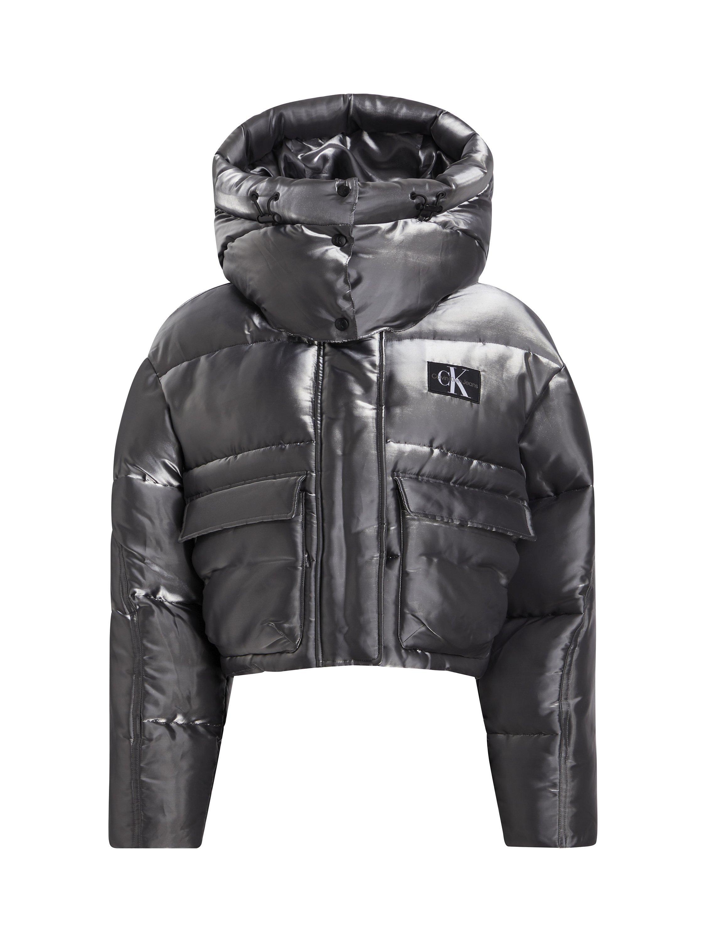 Calvin klein metallic puffer jacket shop