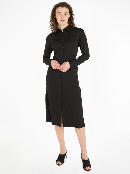 Calvin Klein Recycled Shirt Dress, Ck Black, Ck Black