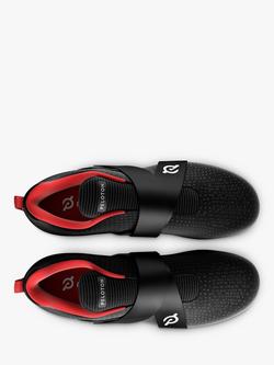 Peloton Altos Cycling Shoes - view 2, Black, Red