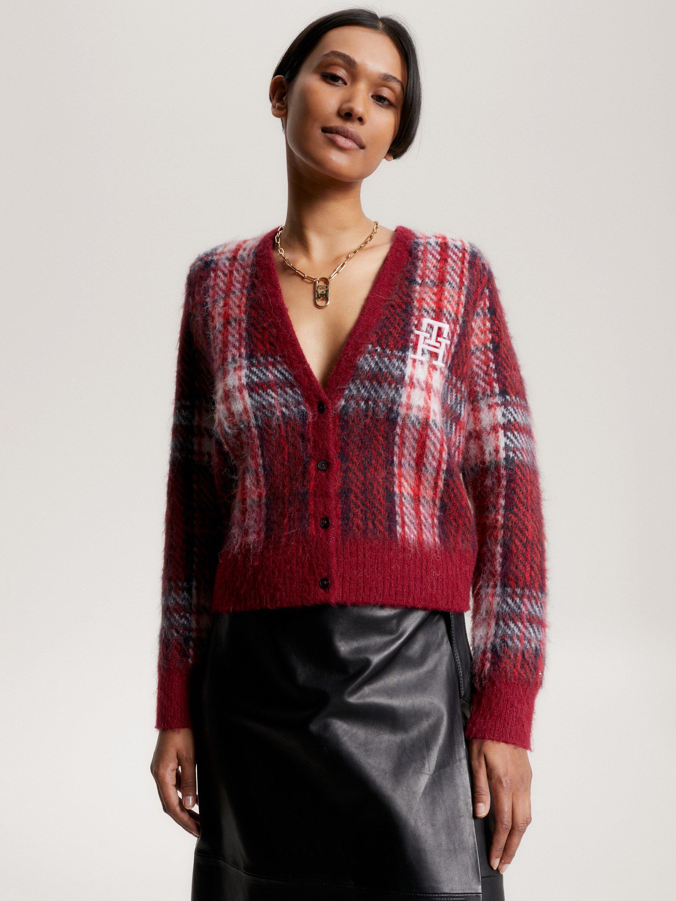 Tommy Hilfiger Tartan Check Cardigan, Tommy Tartan