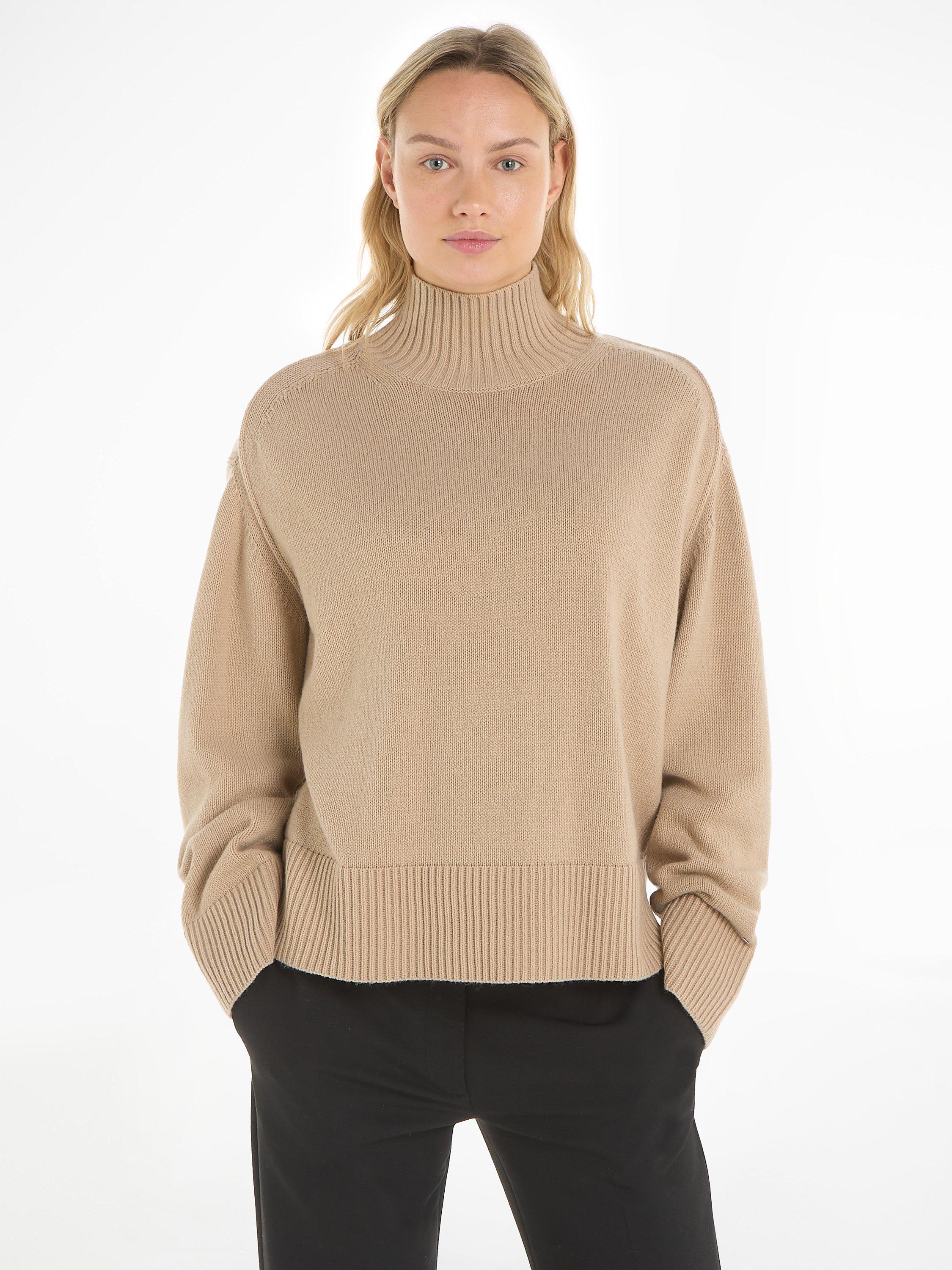 Tommy Hilfiger Relaxed Funnel Neck Jumper, Merino