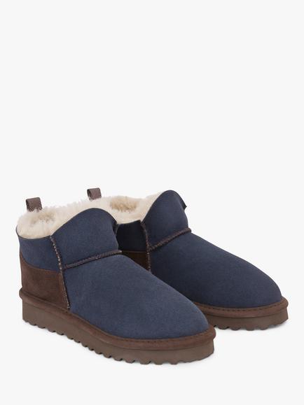 Celtic & Co. Celt Super Shortie Sheepskin Boots - view 2, Blue Iris