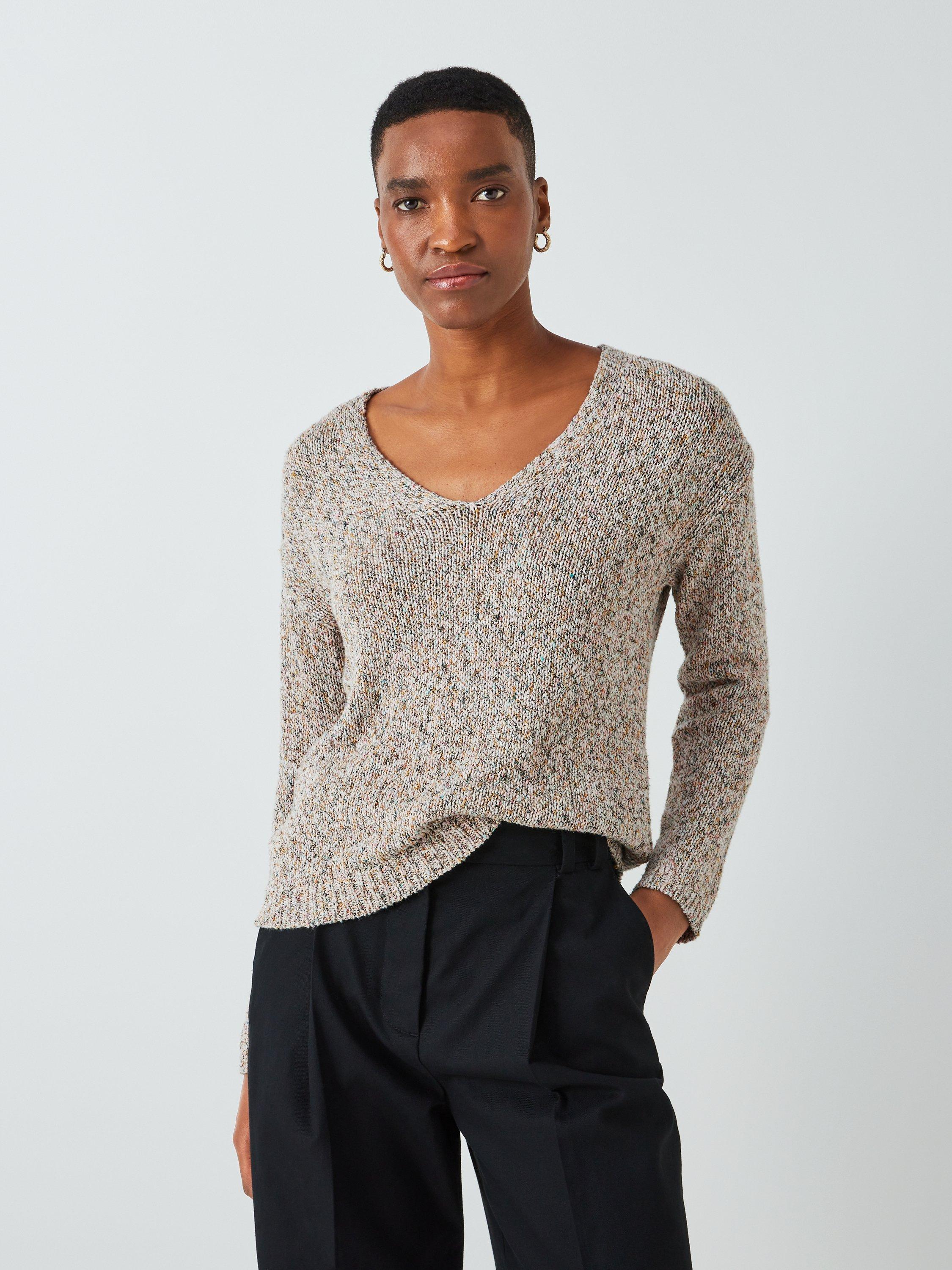 John Lewis Donegal V-Neck Sweater