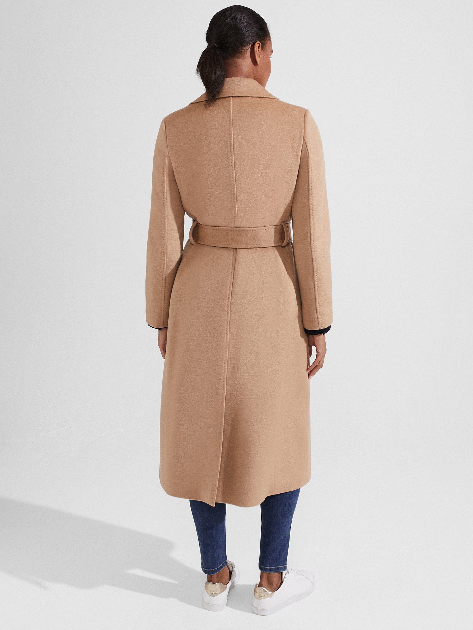 Belted wool coat petite hotsell