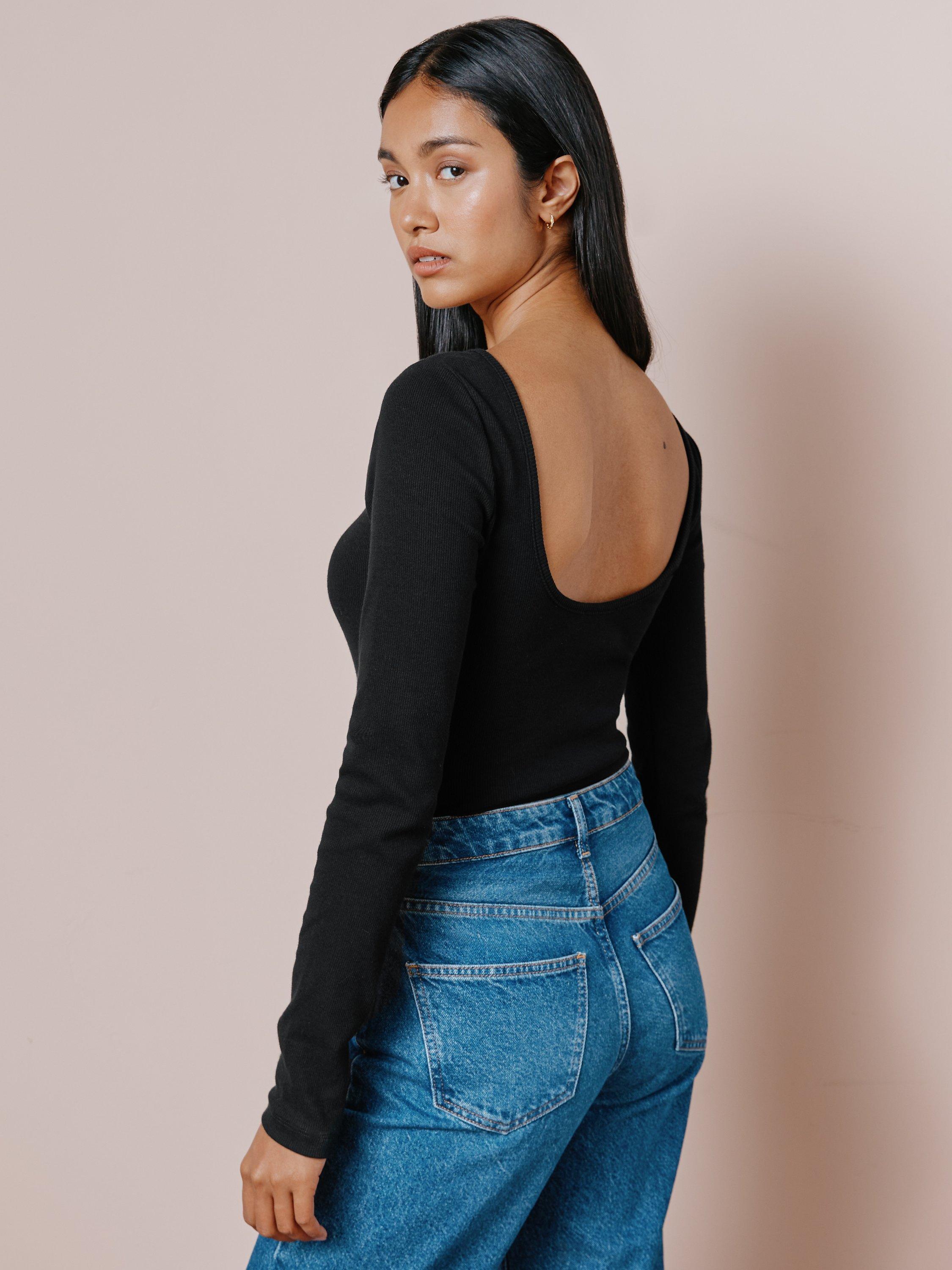 Albaray Scoop Back Rib Top