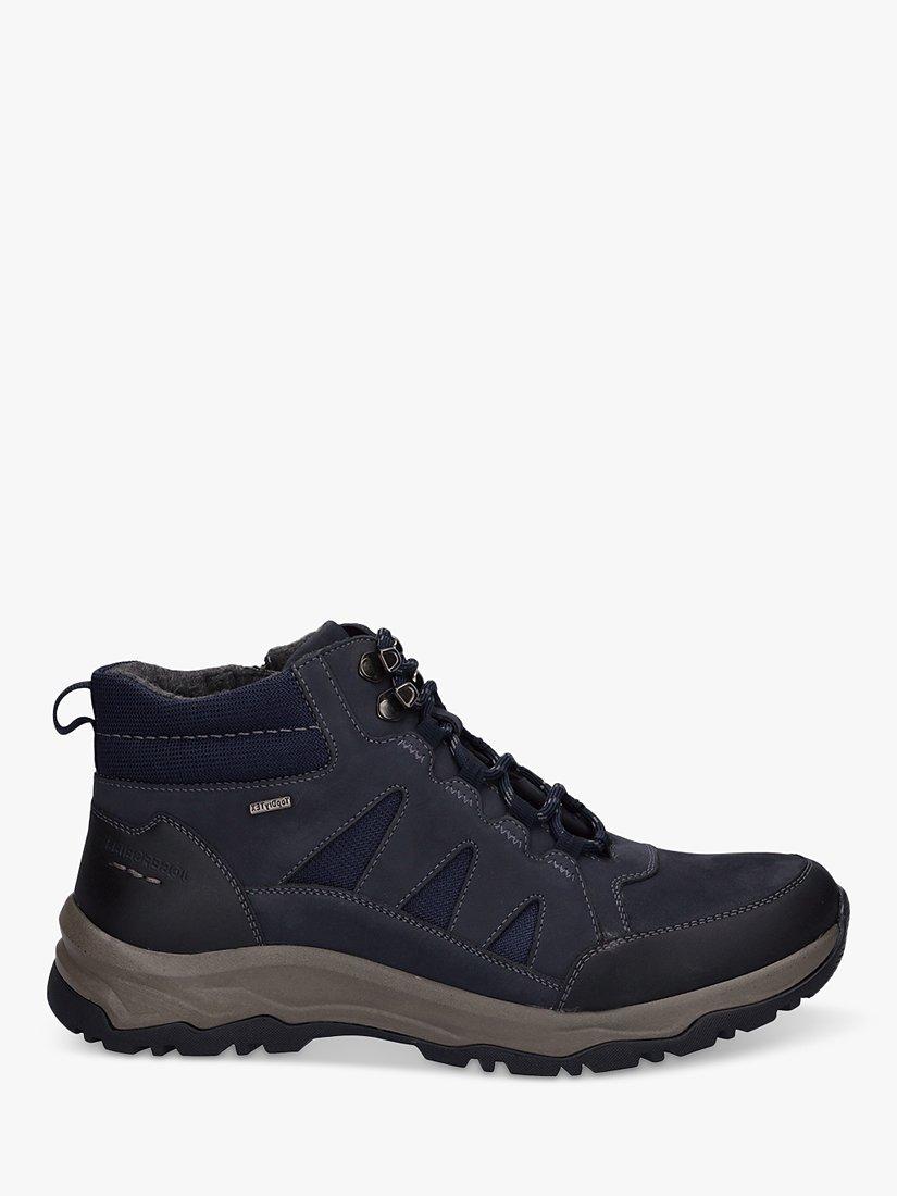 Josef Seibel Leroy 51 Leather Hiking Boots, Navy