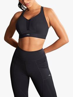 Panache Endurance Wired Non Padded Sports Bra, Black, Black