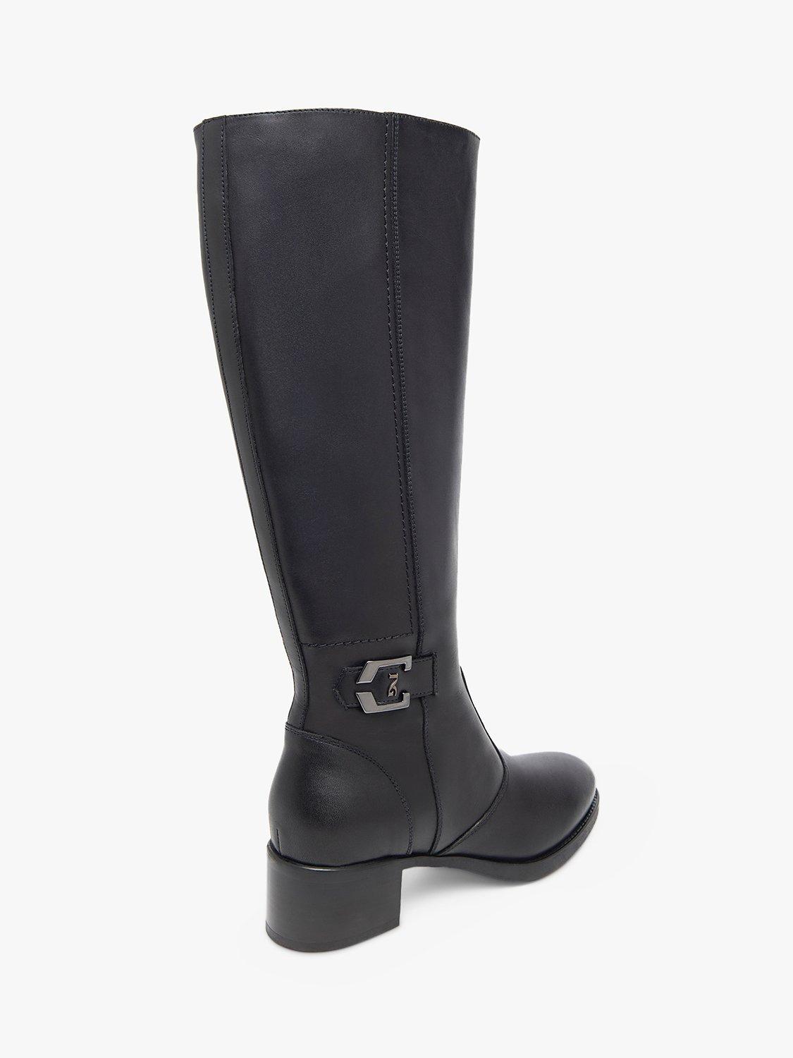 Product image 3 of 5, which shows NeroGiardini Leather Knee High Boots, Black, 2