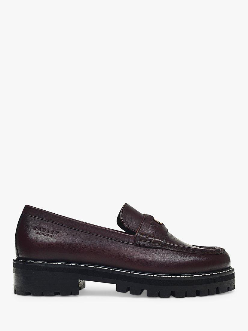 Radley Thistle Grove Chunky Penny Loafer, Dark Cherry