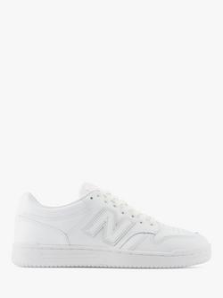 New Balance 480 Leather Lace Up Trainers, White