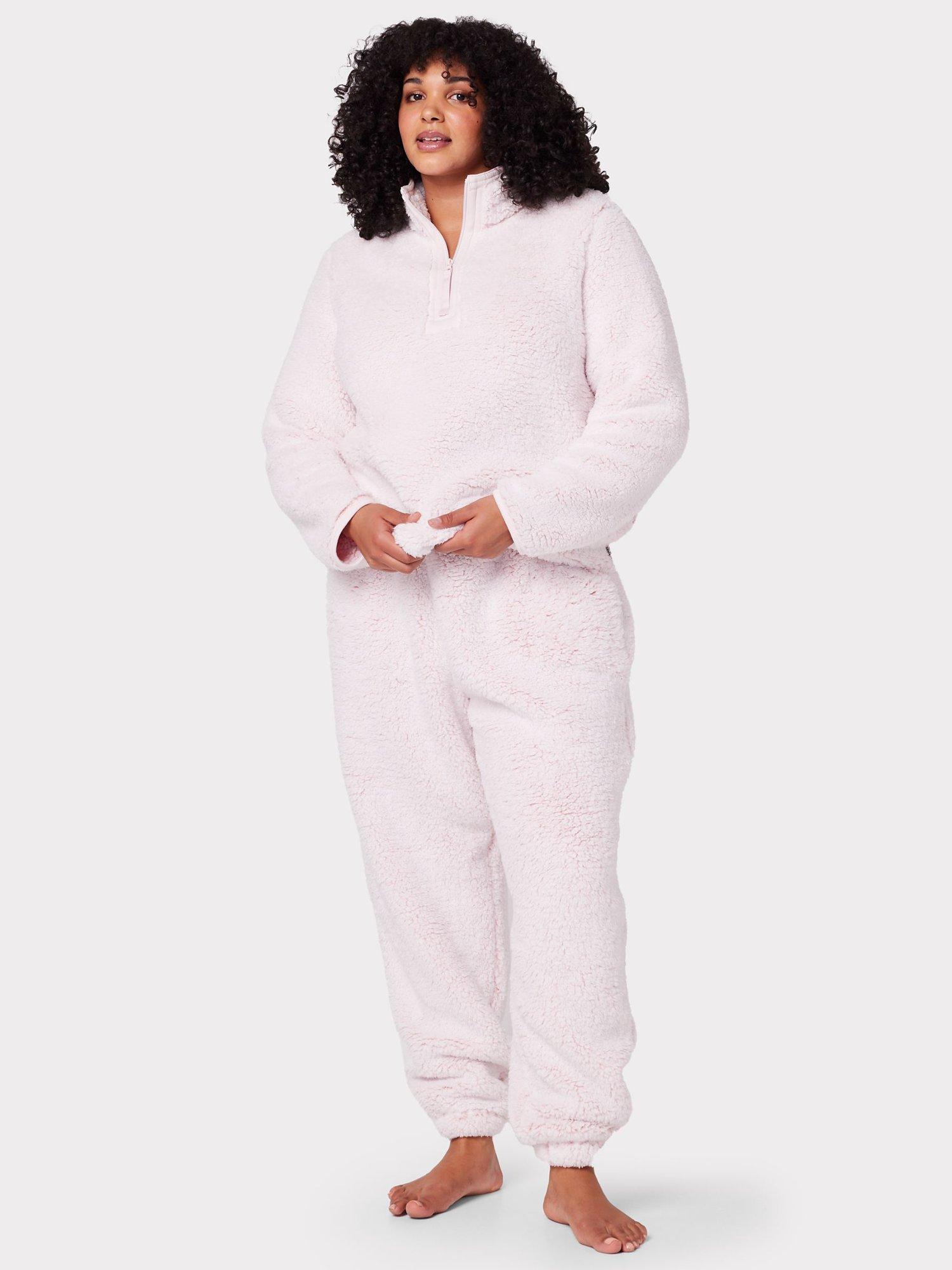 Chelsea Peers Curve Fleece Co-ord Set, Pink
