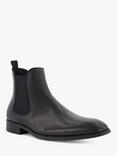 Dune London Mandatory Leather Chelsea Boots, Black