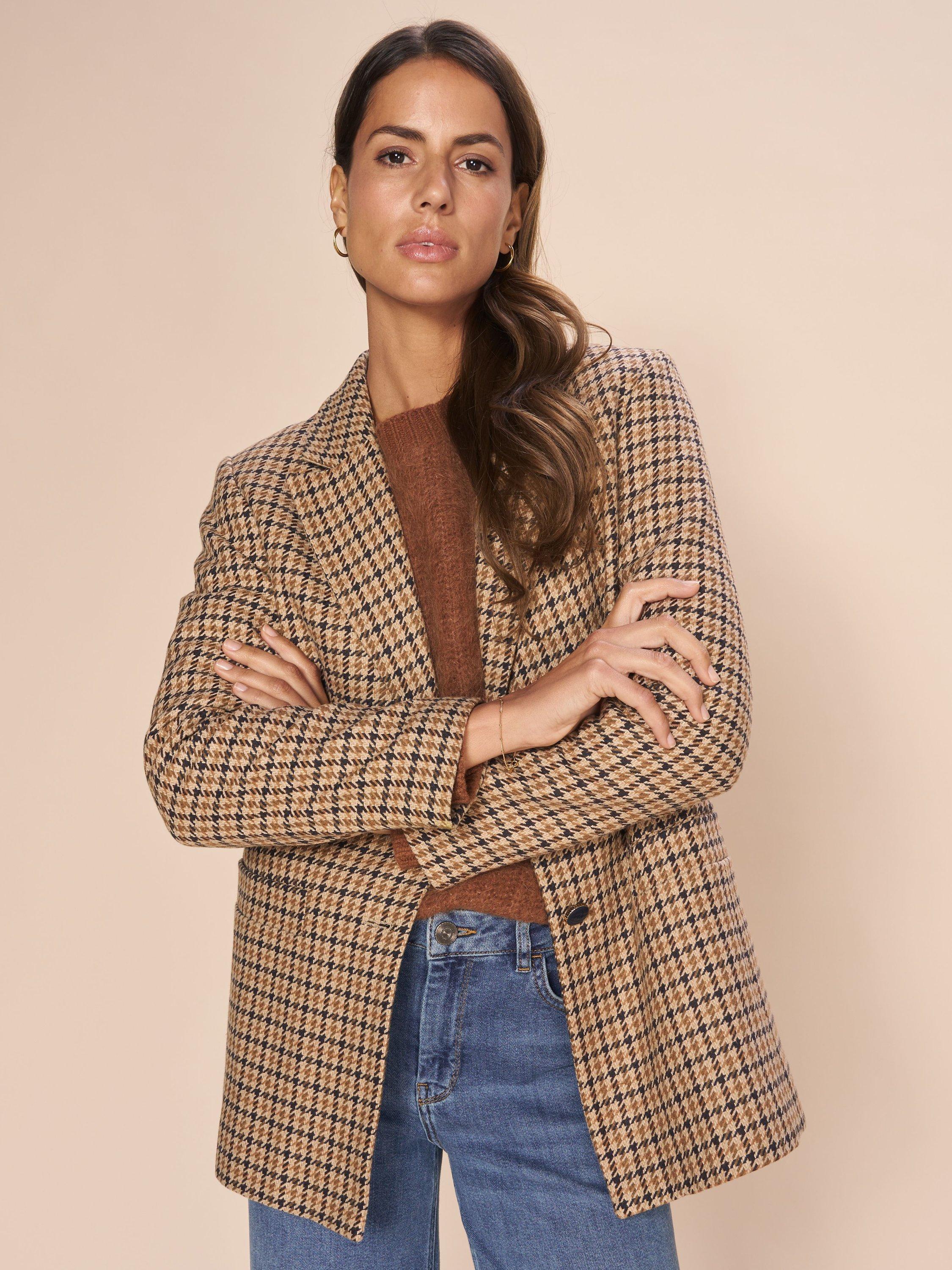 MOS MOSH Brana Herringbone Oversized Blazer, Big Dipper