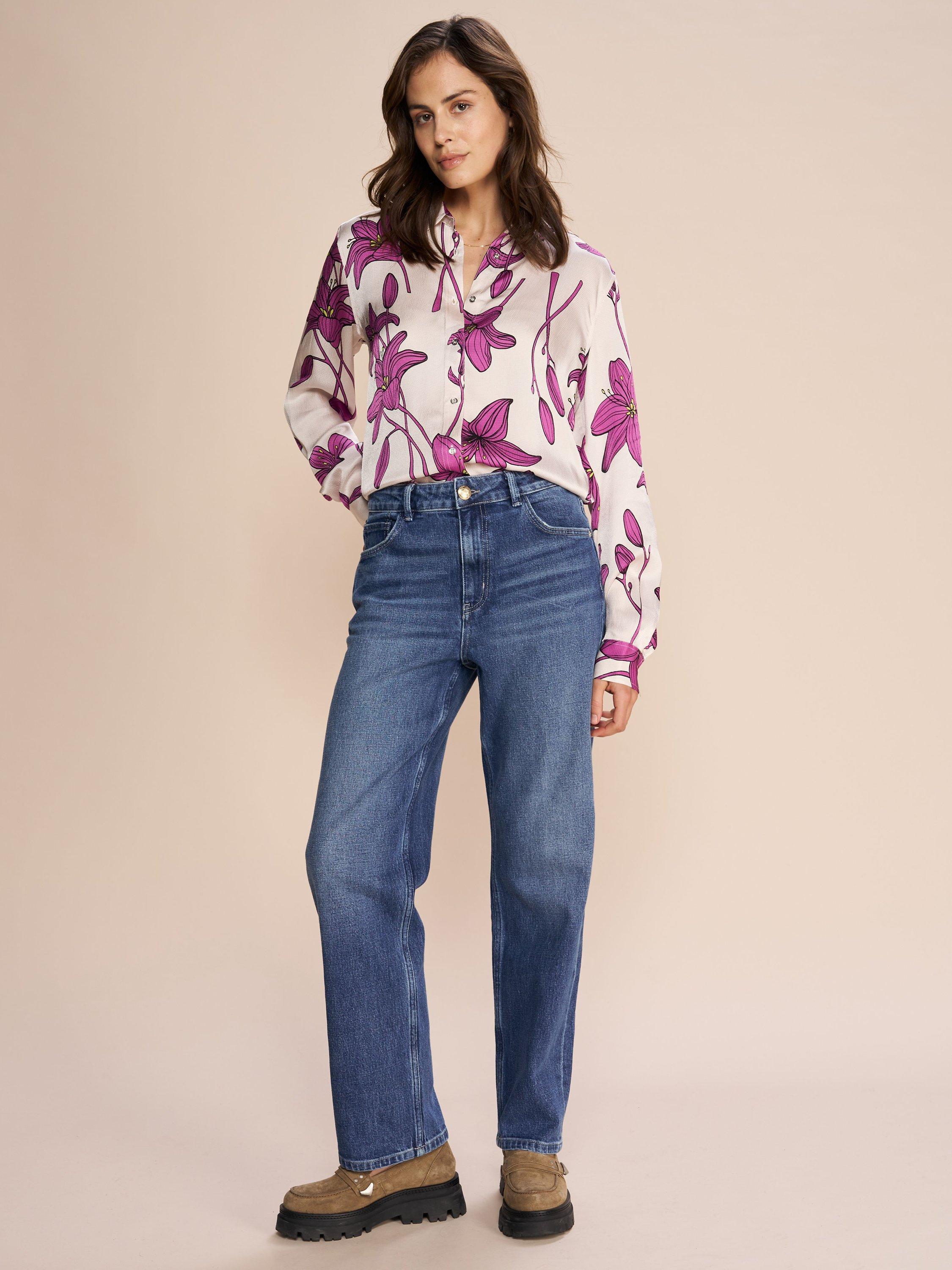MOS MOSH Rachel Vintage Boyfriend Fit Jean, Blue