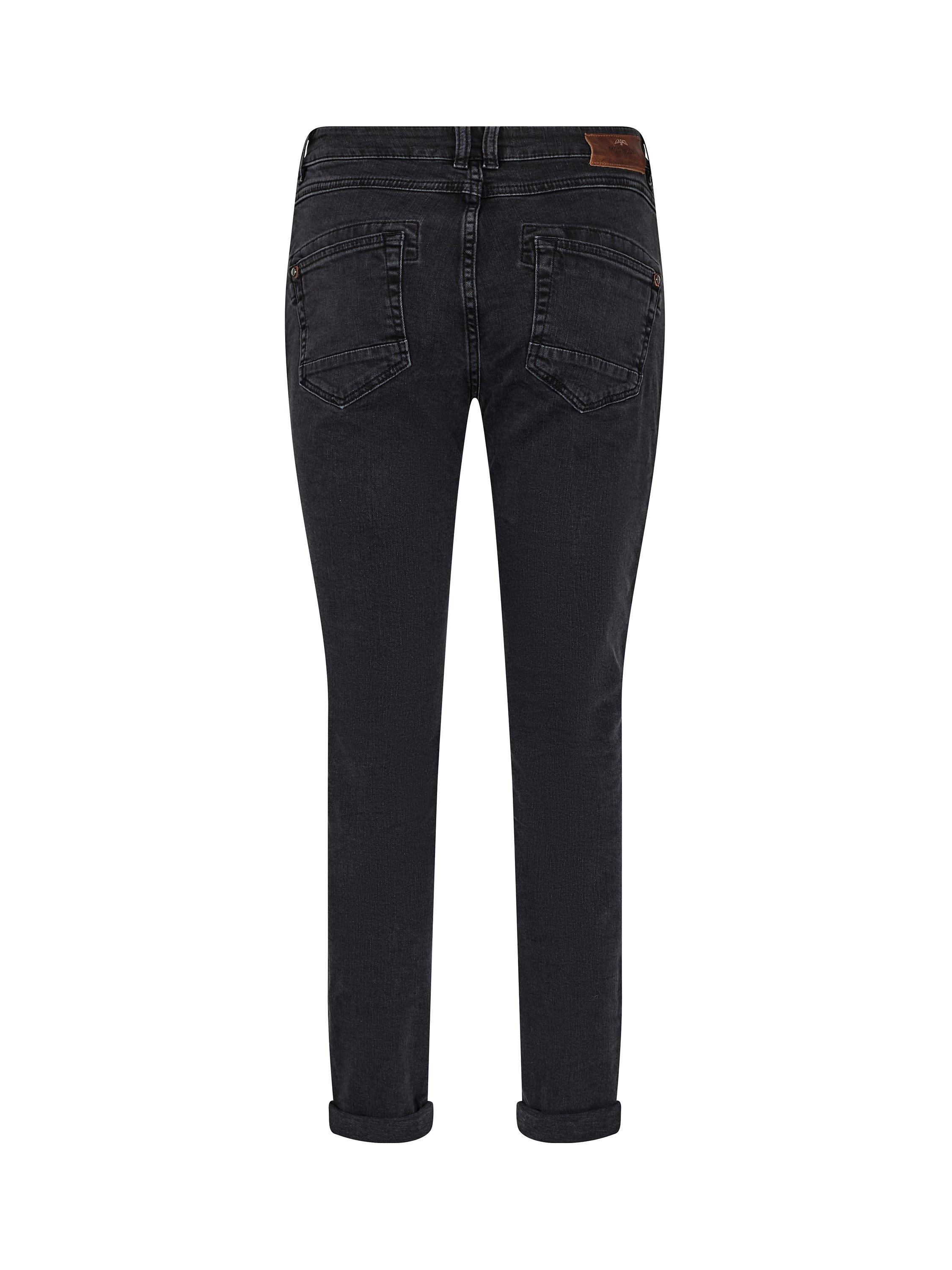 MOS MOSH Naomi Gringlo Mid Rise Regular Jeans, Dark Grey, 29R