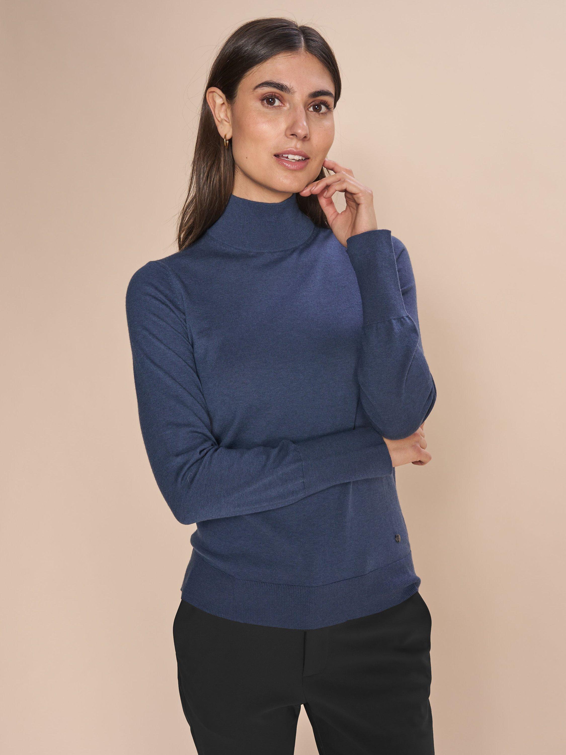 MOS MOSH Relena Fine Roll Neck Jumper, Big Dipper