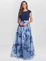 Phase Eight Marcia Sequin Tulle Dress, Midnight