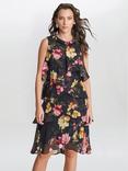 Gina Bacconi Candy Floral Tiered Dress