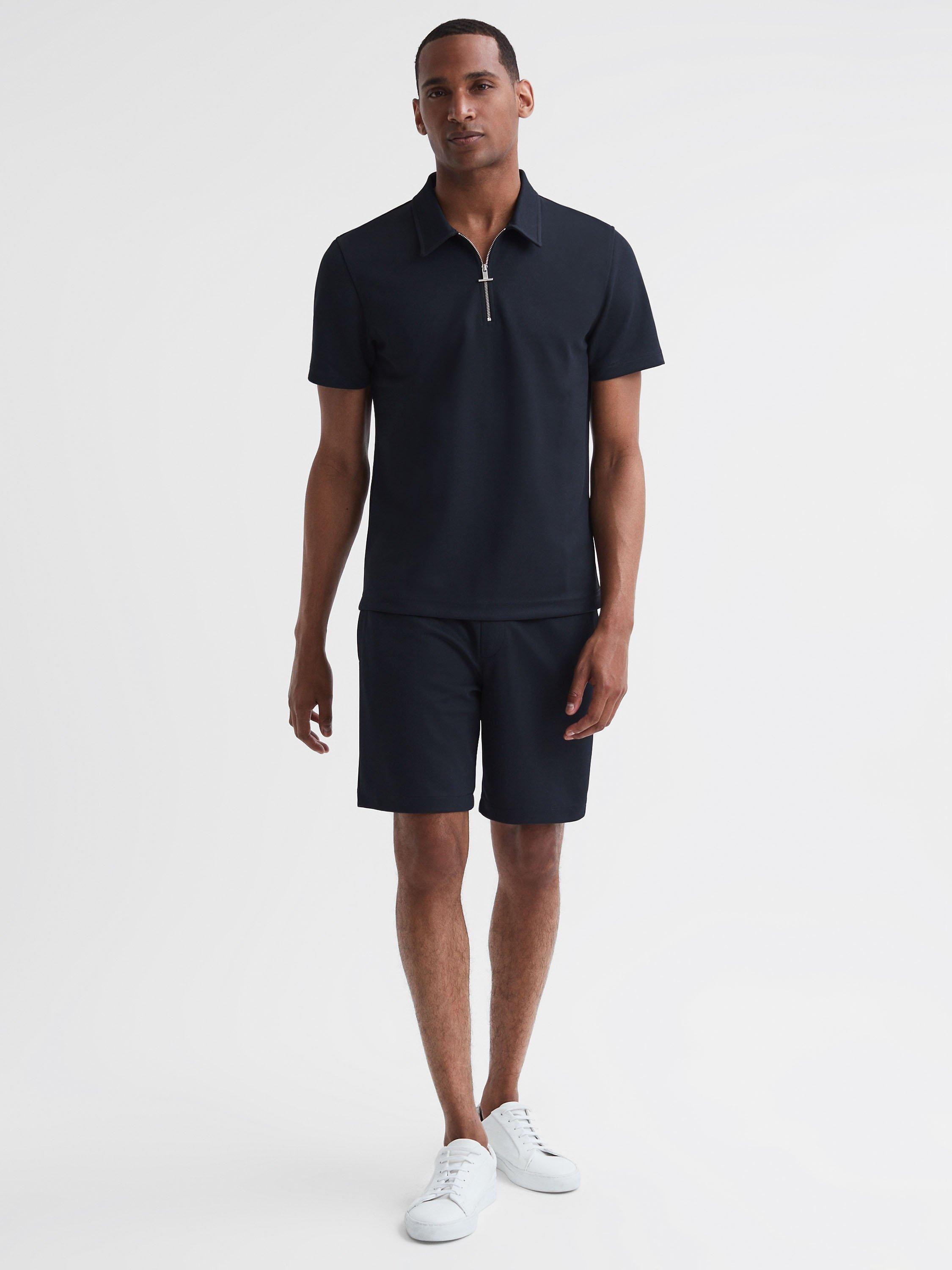Reiss Malin Jersey Shorts, Navy