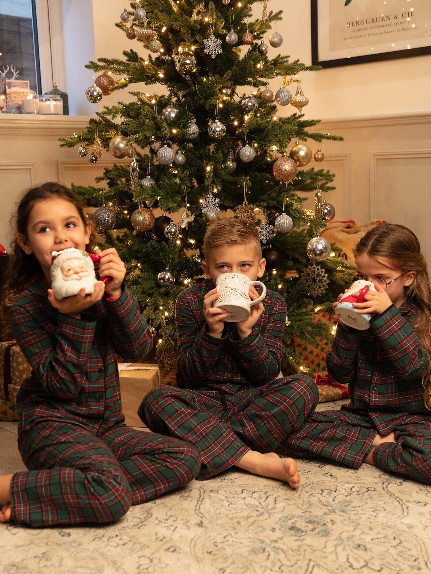 Product image 1 of 4, which shows Cyberjammies Whistler Unisex Pyjama Set, Dark Green, 2-3 years