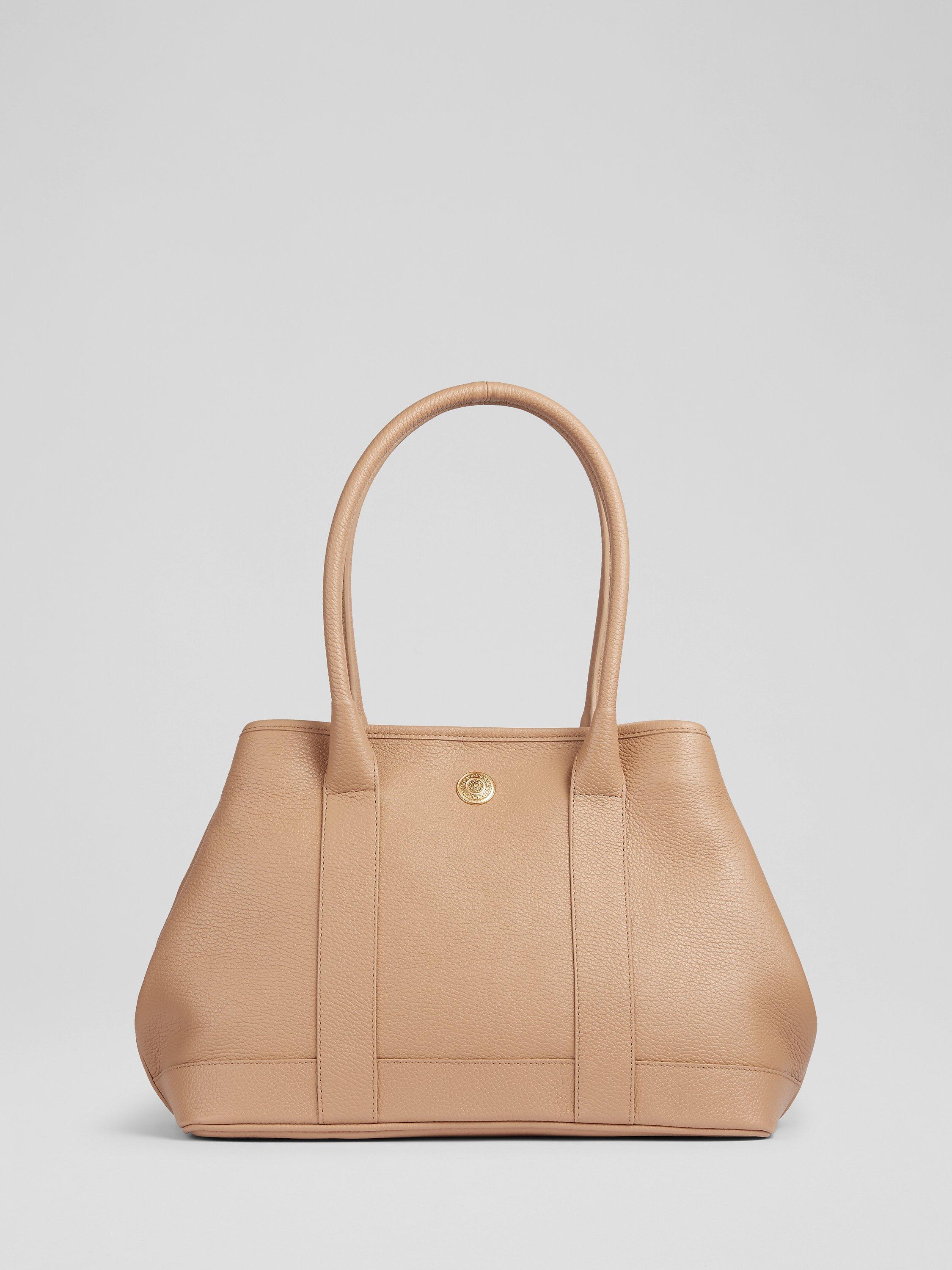 L.K.Bennett Laurie Leather Tote Bag, Camel