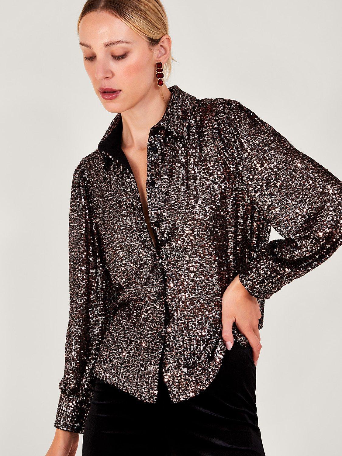 Monsoon Megan Sequin Shirt