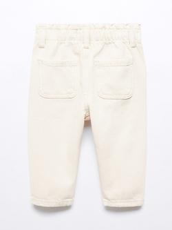 Mango Kids' Paperbag Jeans - view 2, Pastel Brown