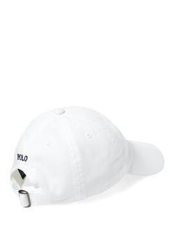 Polo Ralph Lauren Kids' Cotton Signature Logo Cap - view 2, White