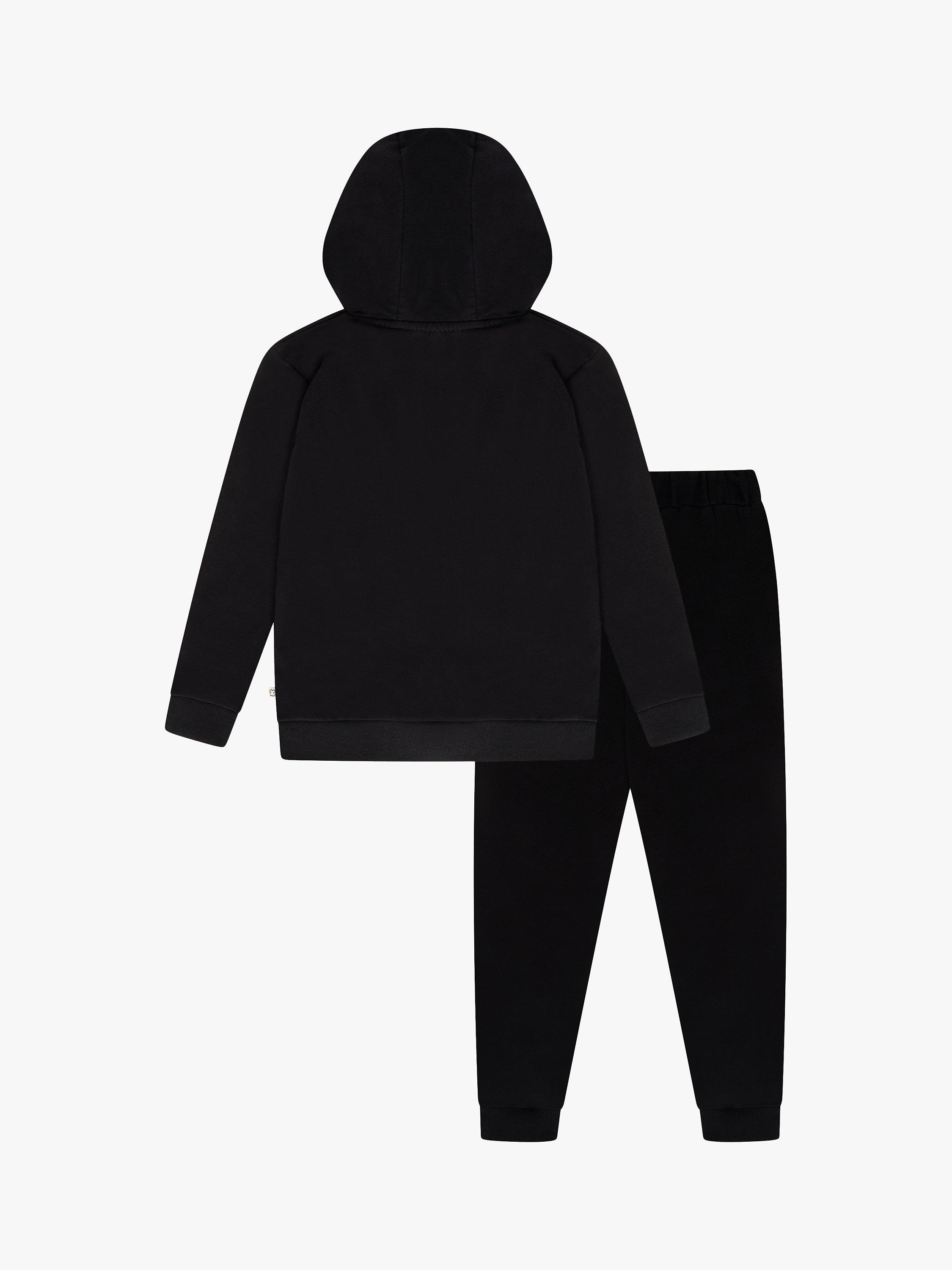 Product image 2 of 4, which shows Brand Threads Kids' Sonic Tracksuit, Black, 4-5 years