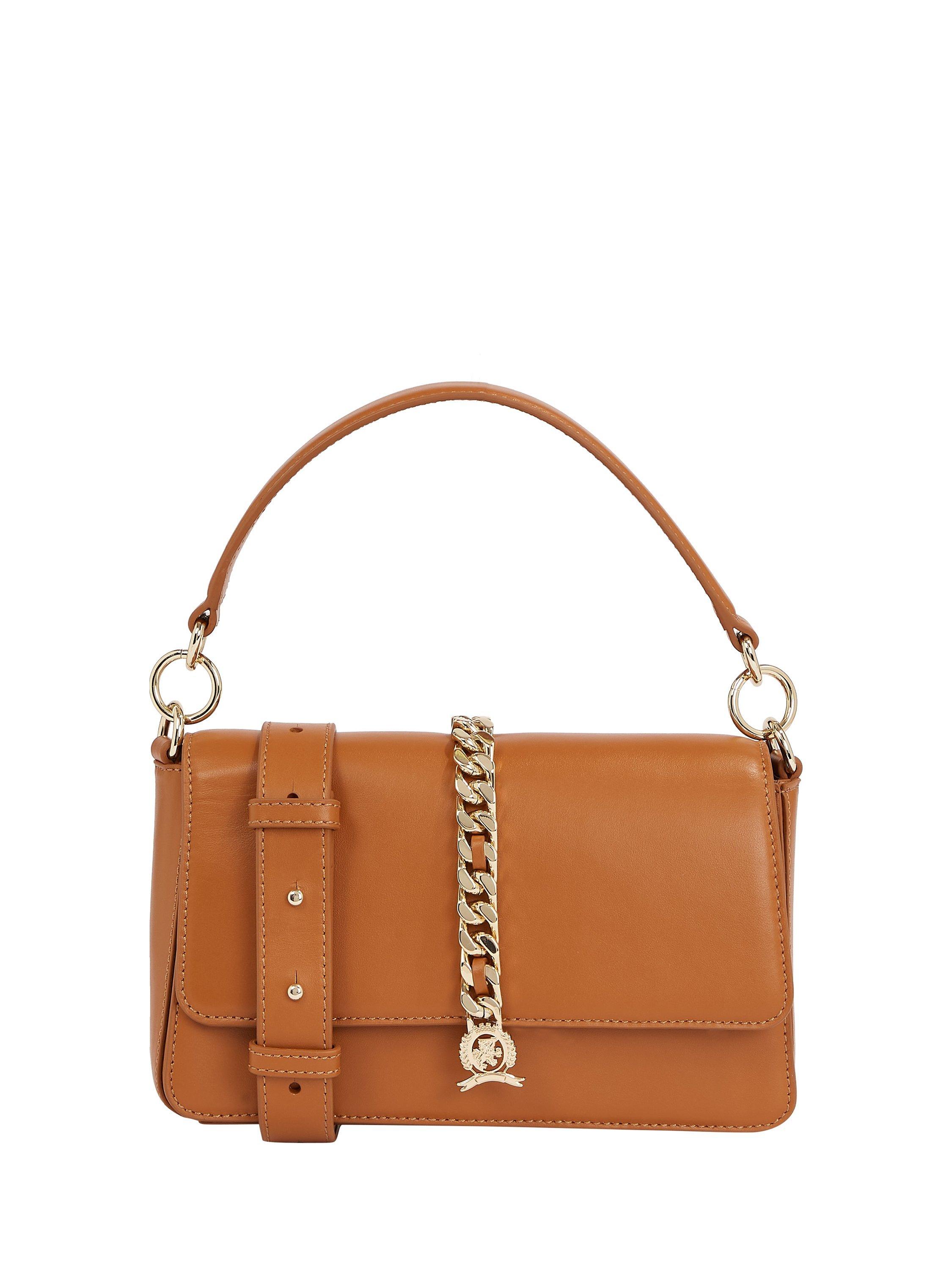 Tommy Hilfiger Leather Crossbody TH Chain Bag