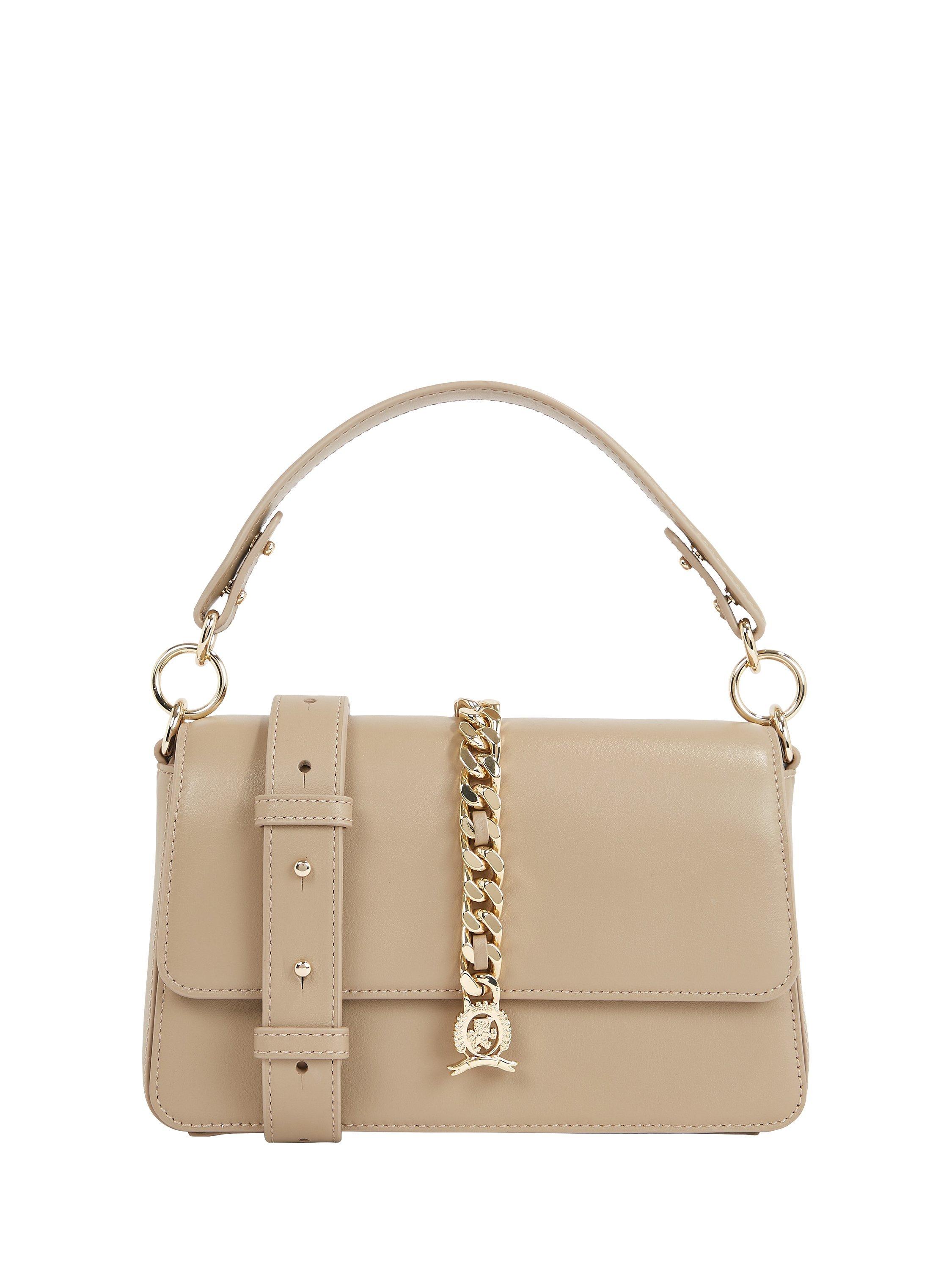 Tommy Hilfiger Leather Crossbody TH Chain Bag, Merino, One Size