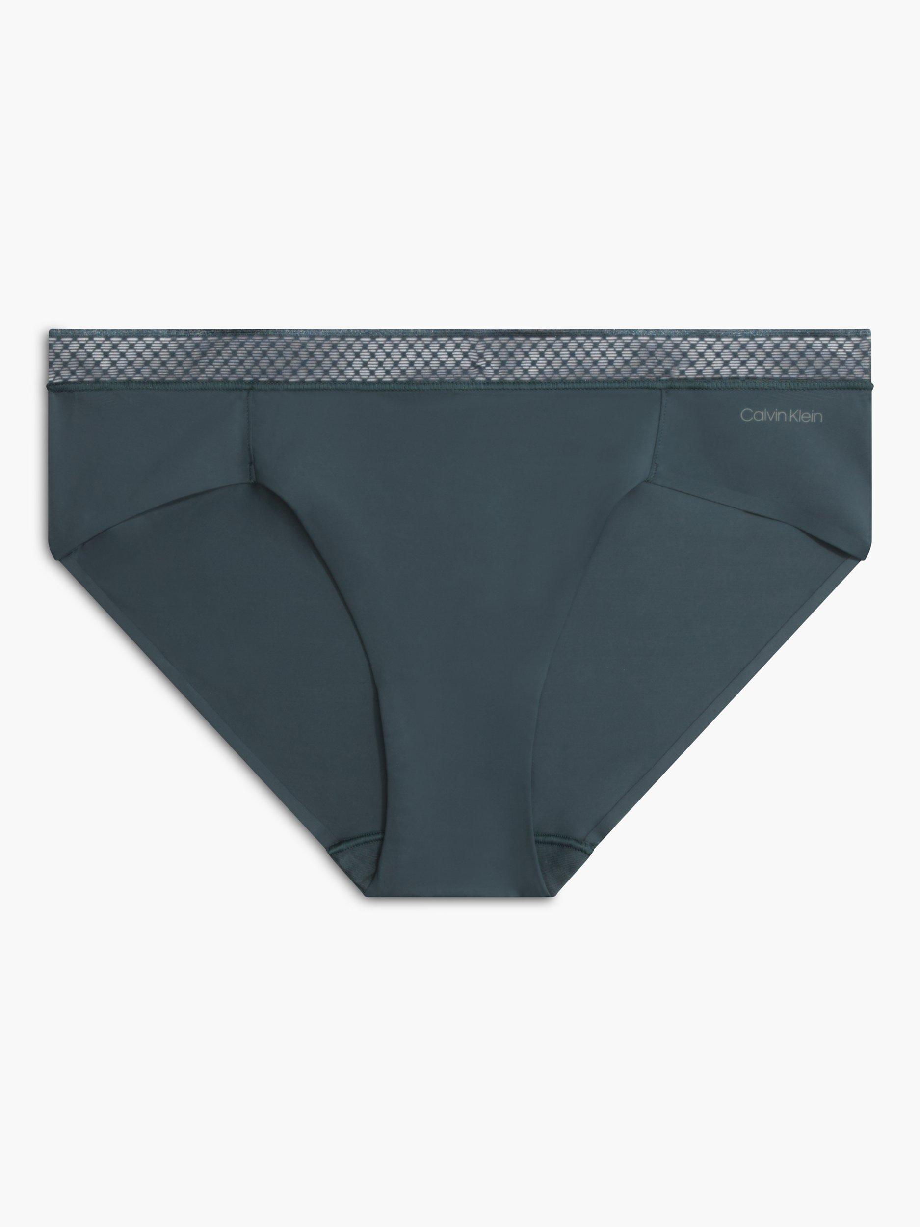 Calvin Klein Seductive Comfort Bikini Knickers, Dark Slate