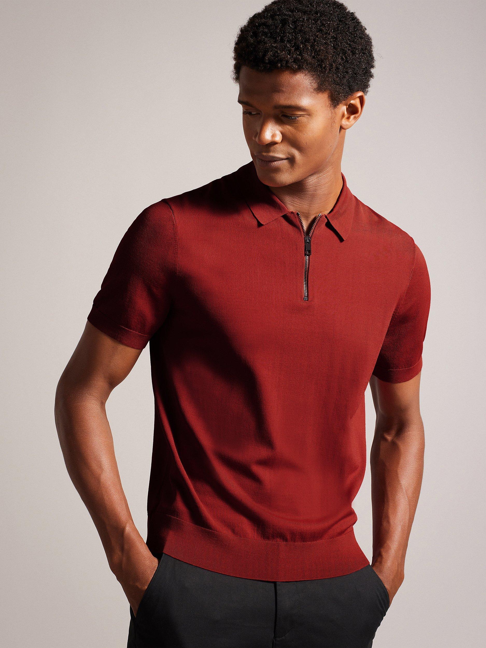 Ted Baker Daldin Zip Neck Polo Shirt