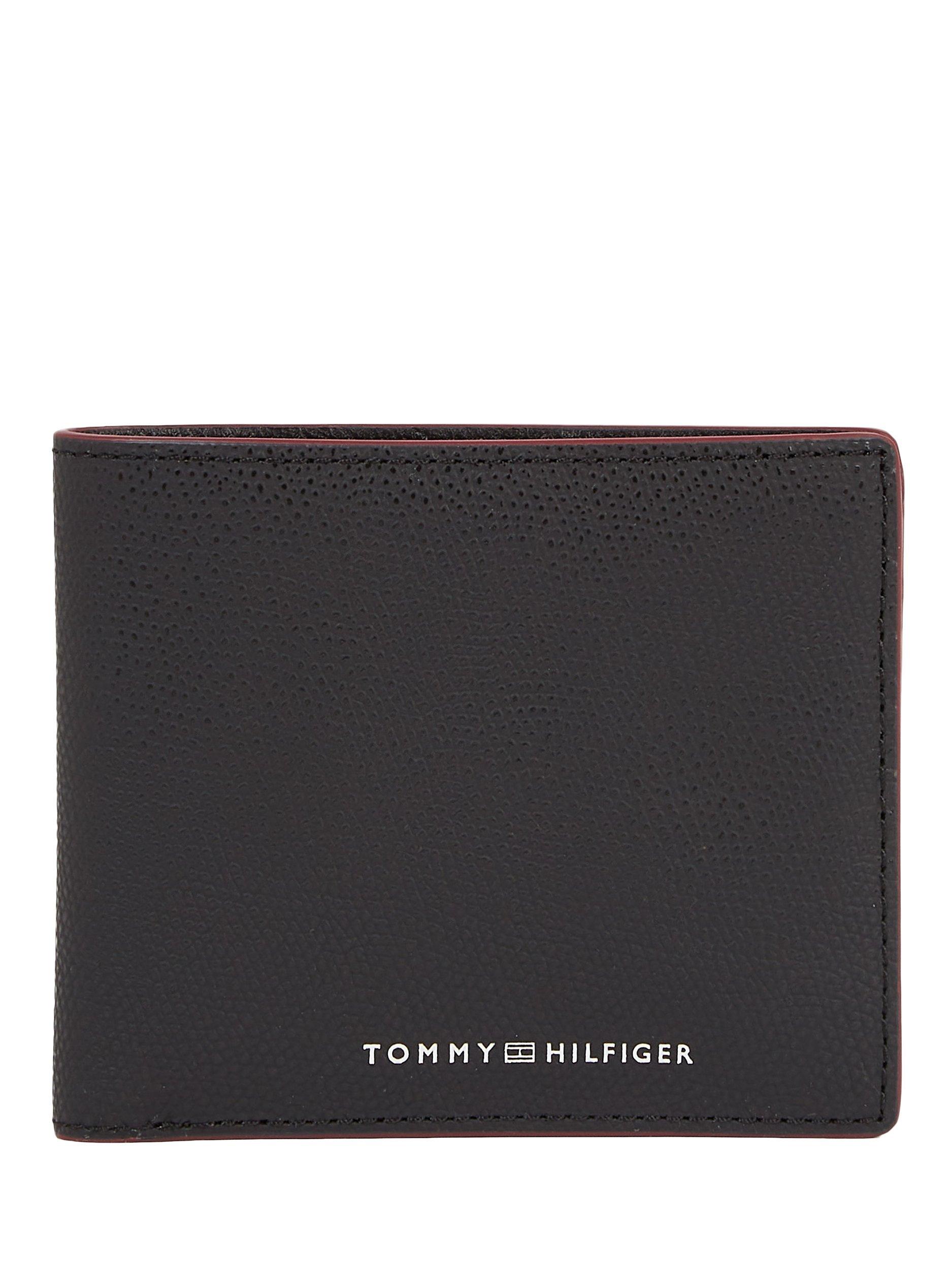 Tommy Hilfiger Leather Bifold Wallet, Black