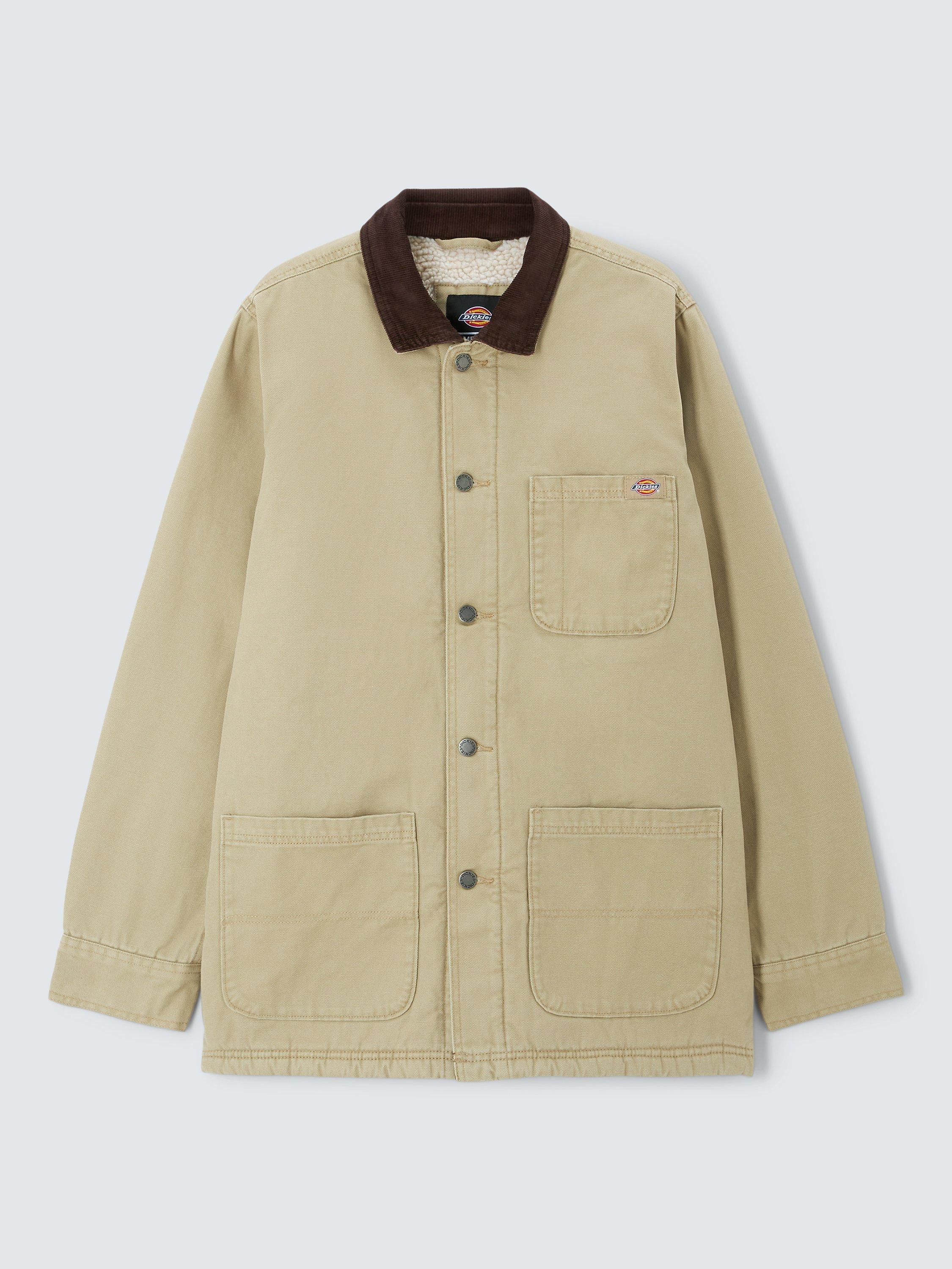 Dickies Duck Canvas Chore Coat, Stone Washed Sand